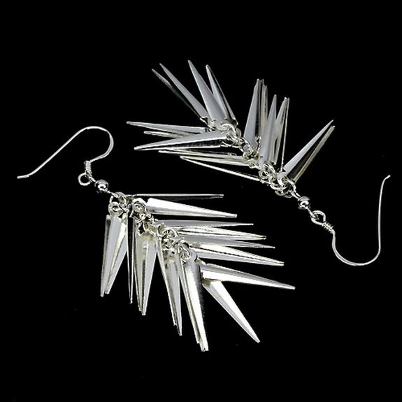 Boucles d'oreille en forme de feuilles