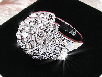 White Gold Round Brilliant Cut Created Diamond Ring