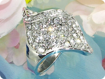 White Gold Round Brilliant Cut Created Diamond Ring