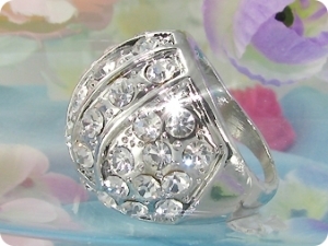 Created Diamond Ring