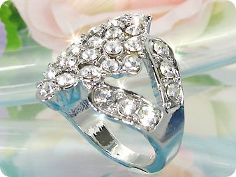 White Gold Round Brilliant Cut Created Diamond Ring