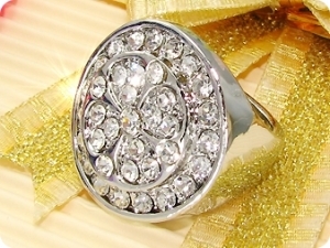 Created Diamond Ring