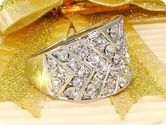 Created Diamond Ring