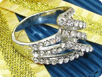 White Gold Round Brilliant Cut Created Diamond Ring