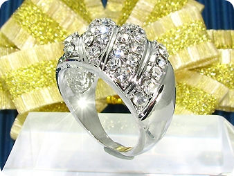 Created Diamond Ring