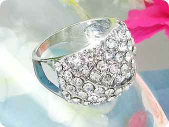 57x3 mm Created Diamond Ring