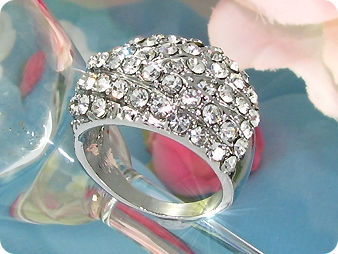 57x3 mm Created Diamond Ring