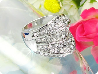 White Gold Round Brilliant Cut Created Diamond Ring
