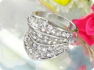 White Gold Round Brilliant Cut Created Diamond Ring