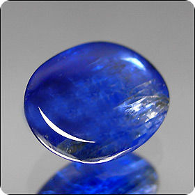 3.38ct MIRACULOUS OVAL NATURAL ROYAL BLUE KYANITE SRI-LANKA