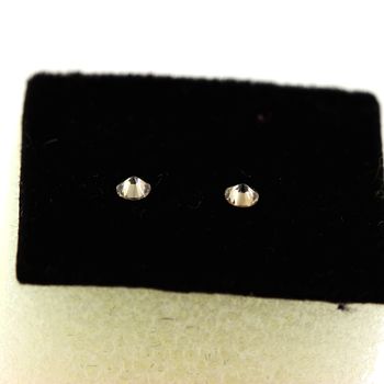 0.07CT. 2 pcs NATURAL CHAMPAGNE DIAMOND. IF