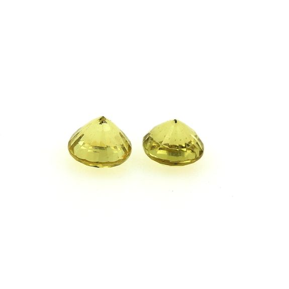 0.71CT. 2 pcs Yellow Grossular GARNET. IF