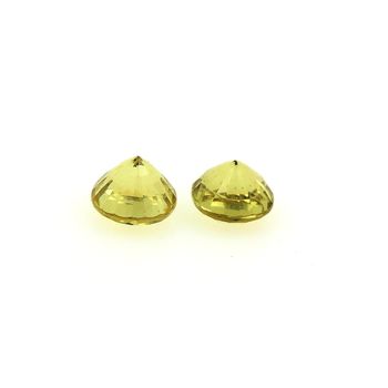 0.71CT. 2 pcs Yellow Grossular GARNET. IF