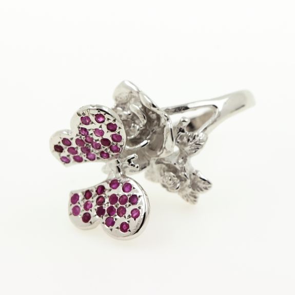RUBY BUTTERFLY RING