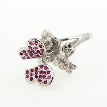 RUBY BUTTERFLY RING