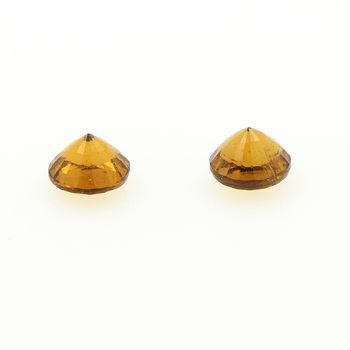 0.68CT. 2 pcs Yellow Grossular GARNET. IF
