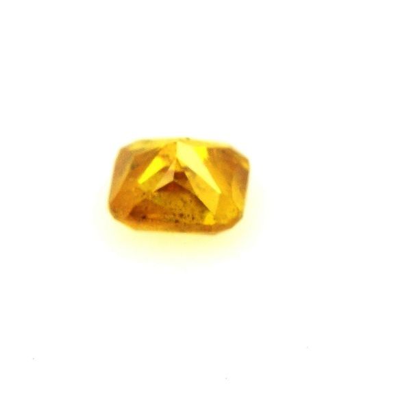 0.13 cts DIAMANT JAUNE DORE . VS