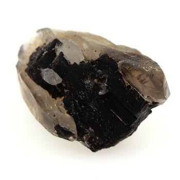 41,45 cts TOURMALINE & QUARTZ CRYSTAL