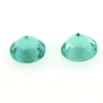 0.39CT. 2 pcs GREEN BLUE APATITE . VVS