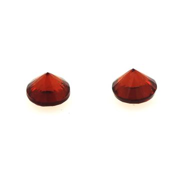 0.53CT. 2 pcs ORANGE SPESSARTITE GARNET. IF