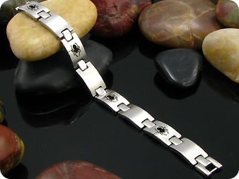 Spider Carving Men Bracelet