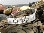 Stout Stria Pattern Men Bracelet