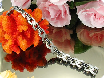 Cross Carving Pattern Men Style Bracelet