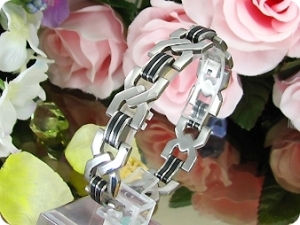 Cross Carving Pattern Men Style Bracelet