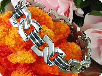 Cross Carving Pattern Men Style Bracelet
