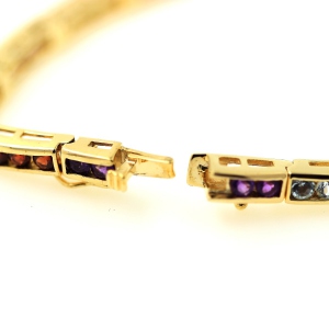 BRACELET AMETHYSTE GRENAT CITRINE