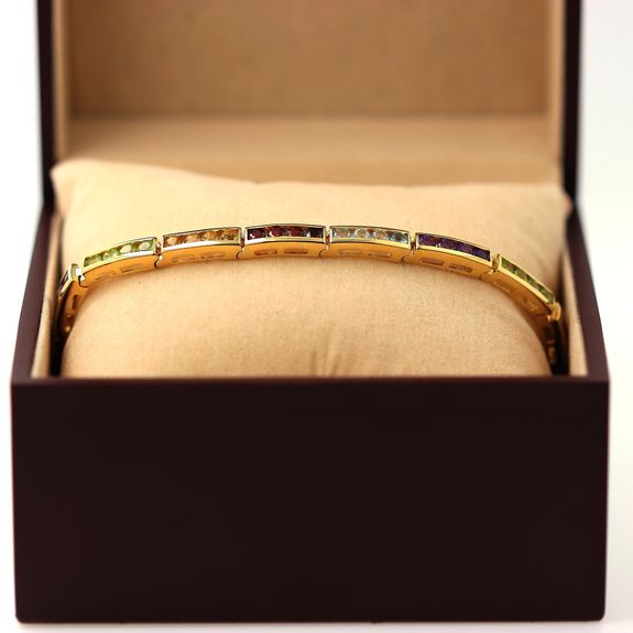 BRACELET AMETHYSTE GRENAT CITRINE