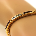 BRACELET AMETHYSTE GRENAT CITRINE