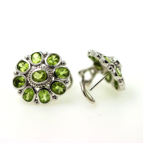 BOUCLES D'OREILLE PERIDOT