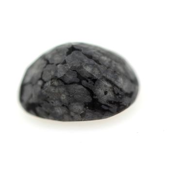 3.15 cts OBSIDIENNE FLOCON DE NEIGE