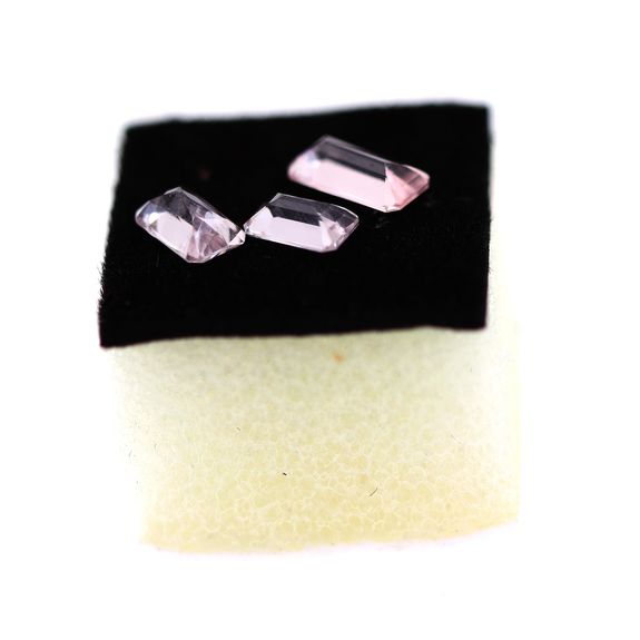 1.65 CT. 3 pcs. PINK MORGANITE