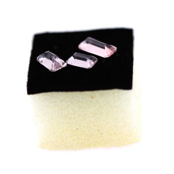 1.65 CT. 3 pcs. PINK MORGANITE
