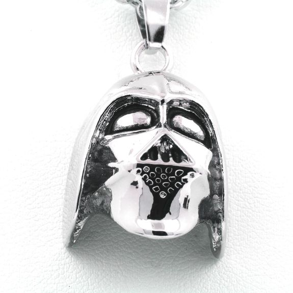 Pendentif Collier Star Wars Darth Vader Helmets métal argenté