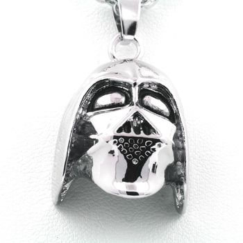 Pendentif Collier Star Wars Darth Vader Helmets métal argenté