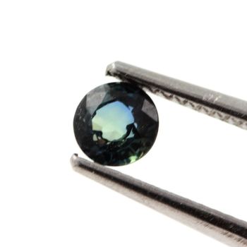 0.32 cts. BLUE GREEN SAPPHIRE. UNHEATED