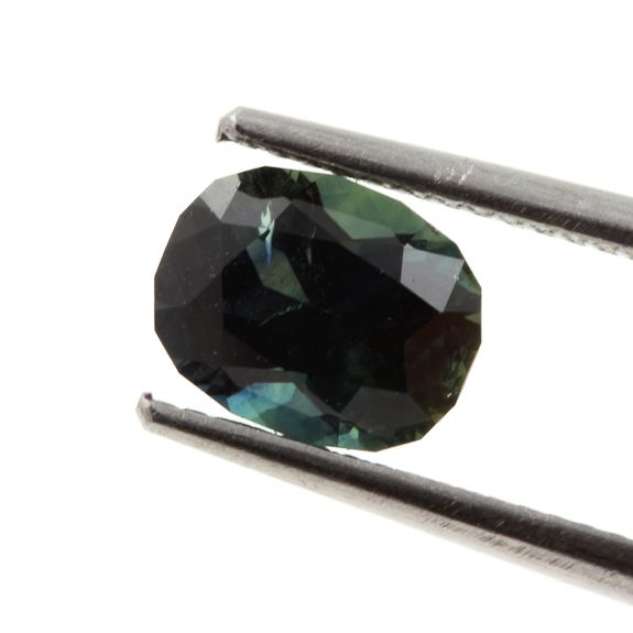 1.13 cts. BLUE GREEN SAPPHIRE. UNHEATED
