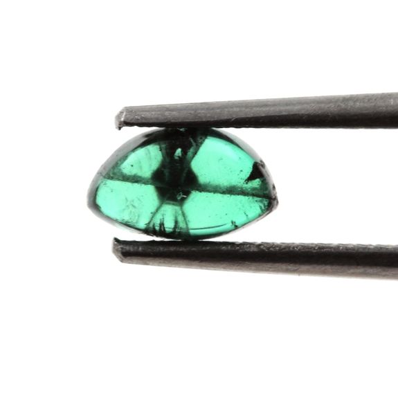 Emerald trapiche . 1.0 cts. 2 pièces.