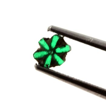 Emerald trapiche .0.16 ct.