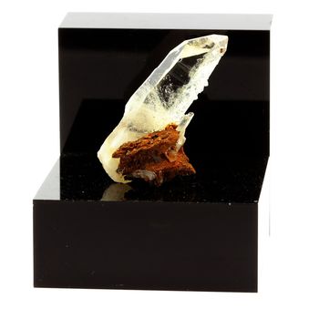 Quartz " cristal de roche " et Siderite. 53.4 ct.