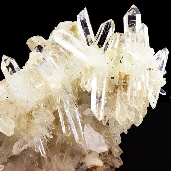 Quartz " cristal de roche " et Siderite. 133.3 ct.