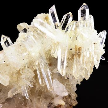 Quartz " cristal de roche " et Siderite. 133.3 ct.