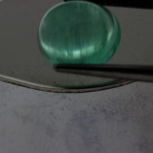Cat's eye emerald. 2.56 cts