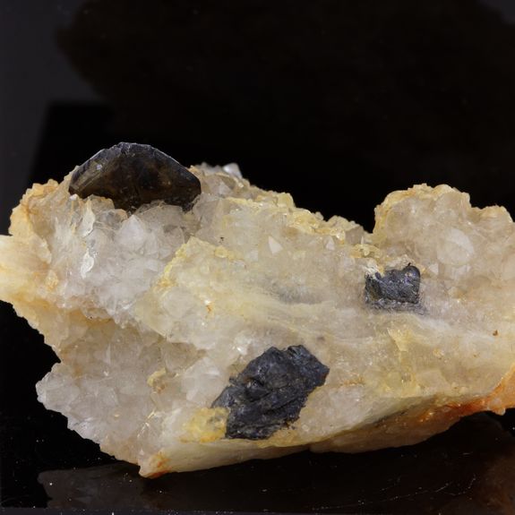 Bournonite on Quartz.