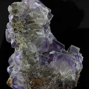 Purple fluorite with zonation