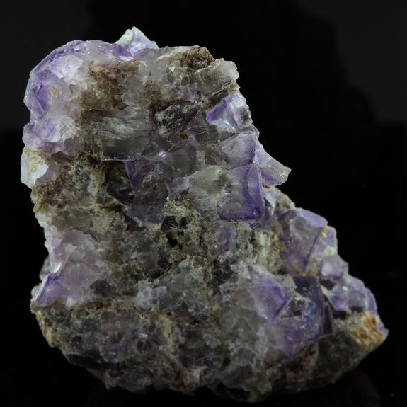 Purple fluorite with zonation