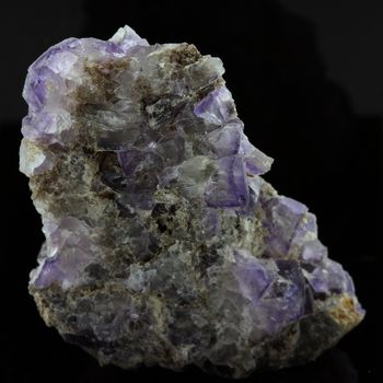 Purple fluorite with zonation